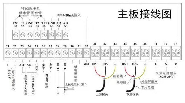 超声波流量计接线图