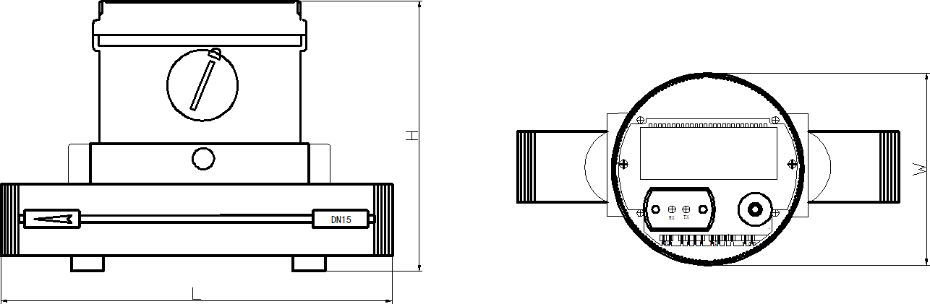 超声波水表外形尺寸